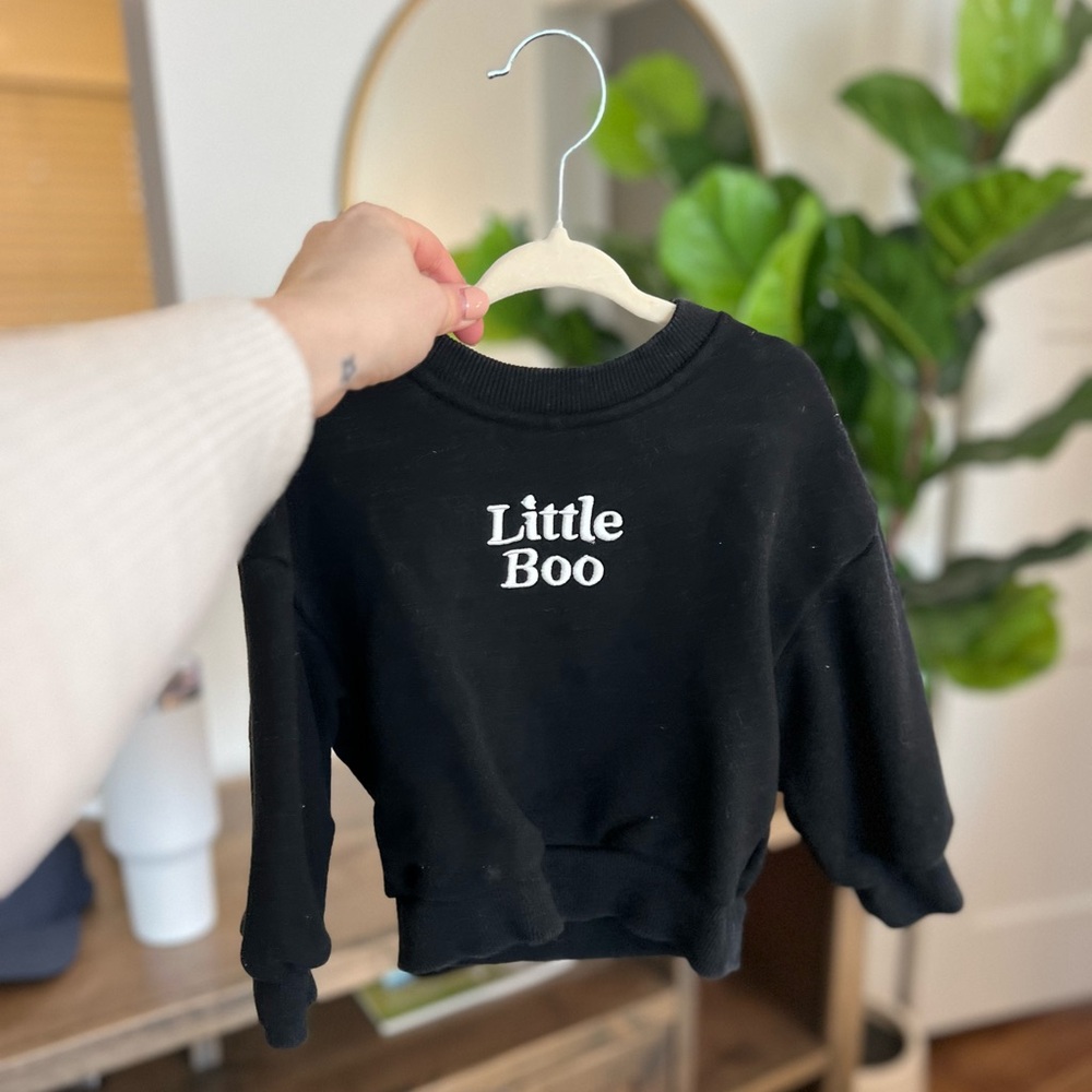Blossom & pear Little Boo sweatshirt